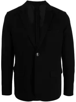 Emporio Armani однобортный пиджак, черный