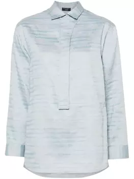 Emporio Armani рубашка в полоску, синий