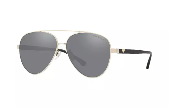 EMPORIO ARMANI Солнцезащитные очки унисекс, Серый