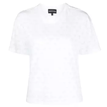 EMPORIO ARMANI Укороченный топ женский белые