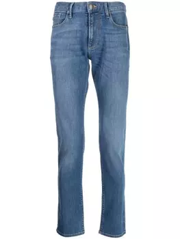 Emporio Armani узкие джинсы, синий