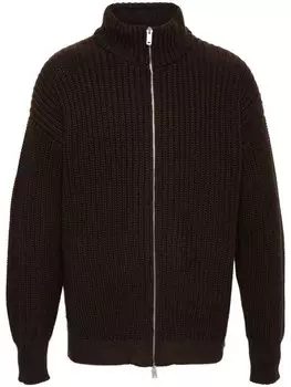 Emporio Armani вязаный кардиган, коричневый