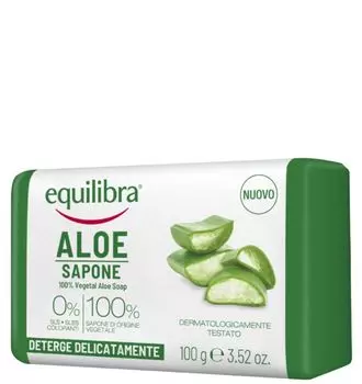 Equilibra Aloe кусковое мыло, 100 g