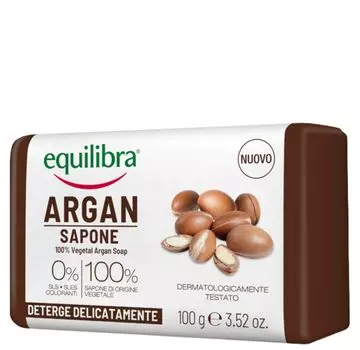 Equilibra Argan кусковое мыло, 100 g