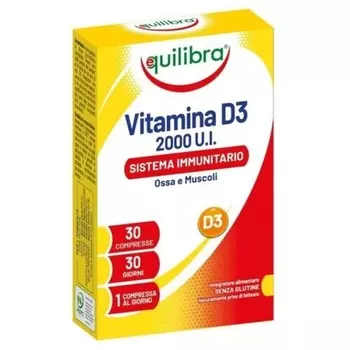 Equilibra Добавка витамина D 30 капсул