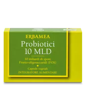 Erbamea Probiotics 10 миллиардов 24 растительных капсул Пробиотическая добавка