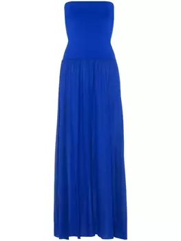ERES Ankara strapless maxi dress, синий