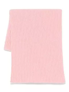 Eric Bompard шарф в рубчик, розовый