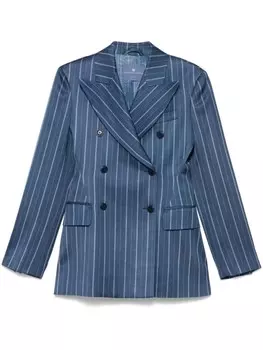Ermanno Scervino блейзер в полоску, синий