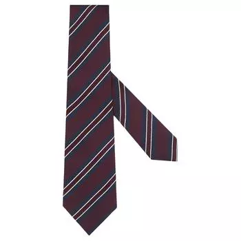 Ermenegildo Zegna Мужской шелковый галстук Zegna Mulberry, бордовый