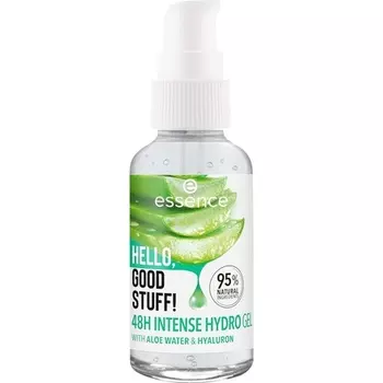 Essence Hello Good Stuff, 48 часов, интенсивная гидрогелевая основа для макияжа, прозрачный питательный, разглаживающий натуральный гель, веганский, без масла, 30 мл