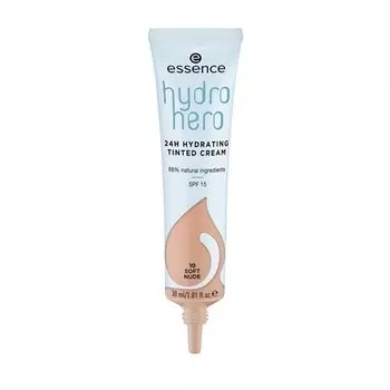 Essence Hydro Hero 24-часовая увлажняющая тональная кремовая основа 30 мл № 10 Soft Nude