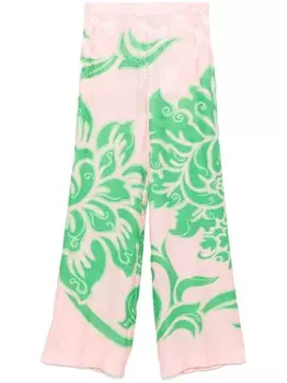 ETRO брюки с принтом, розовый