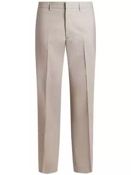 ETRO брюки со складками, нейтральный цвет