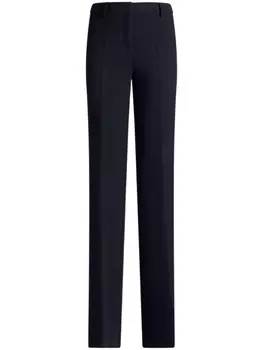 ETRO длинные зауженные брюки, синий