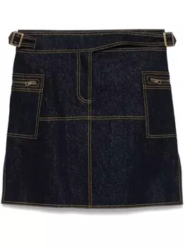 ETRO джинсовая юбка мини, синий