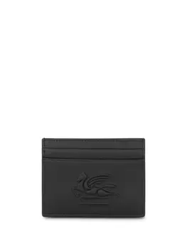 ETRO картхолдер с логотипом Pegaso, черный