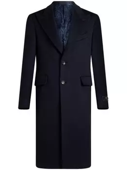 ETRO кашемировое пальто, синий