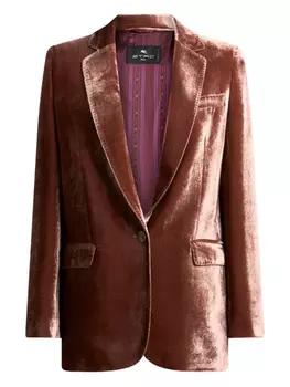 ETRO однобортный пиджак, розовый