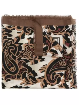 ETRO шарф с принтом, нейтральный цвет