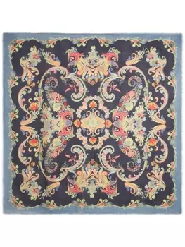ETRO шарф с принтом пейсли, синий