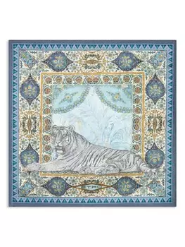 ETRO шарф с принтом пейсли, синий