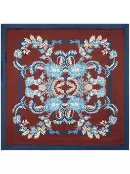 ETRO шелковый платок с принтом, красный