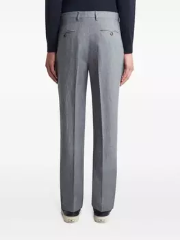 ETRO шерстяные брюки строгого кроя, серый