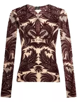 ETRO топ из тюля, красный