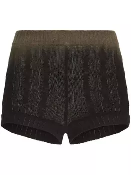 ETRO вязаные шорты с эластичным поясом, черный
