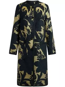 ETRO жаккардовое двустороннее пальто, синий