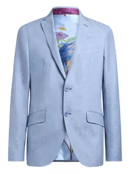 ETRO жаккардовый пиджак, синий