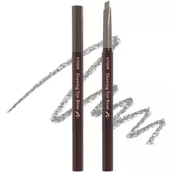 Etude House Drawing Eye Brow 0,25g Серый 21AD Стойкий карандаш для бровей Мягкая текстурированная естественная повседневная косметика для бровей K-beauty