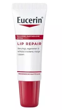 Eucerin, Lip Repair, Восстанавливающий крем для ухода за губами, 10 мл