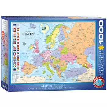 EuroGraphics, пазл Карта Европы, 1000 шт.