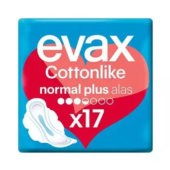 Evax Cottonlike Wings Normal Plus 17 17 шт Evax