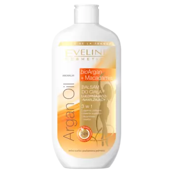 Eveline Cosmetics Argan Oil + Macadamia укрепляющий и увлажняющий лосьон для тела для сухой кожи, 350 мл