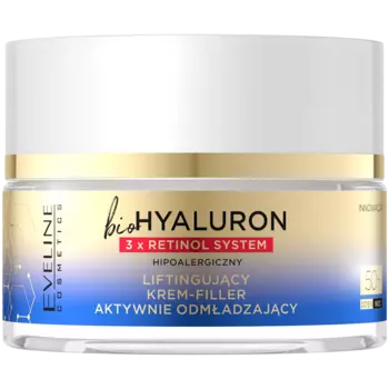 Eveline Cosmetics Biohyaluron Дневной и ночной крем для лица 50+, 50 мл