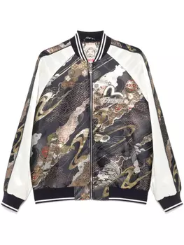EVISU бомбер Kamon, синий