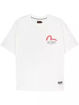 EVISU футболка Godhead Daicock, белый