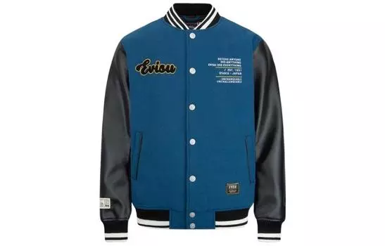 EVISU Мужская бейсбольная майка, Синий