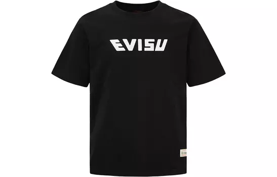 EVISU Мужская футболка, Черный