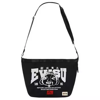 EVISU Сумка на плечо из полиамида, обычная, унисекс, черная