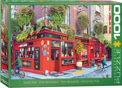 Еврографика, пазл, Eg-Irish Pub, 1000 шт. EuroGraphics