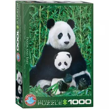 Еврографика, пазл Panda Baby, 1000 шт. EuroGraphics
