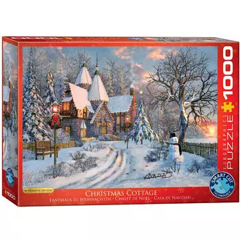 Еврографика, пазл, Рождественский Коттедж, 1000 шт. EuroGraphics