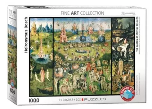 Еврографика, пазл, Сад земных наслаждений, Bosch, 1000 шт. EuroGraphics