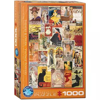 Еврографика, пазл, Theater Opera Vintage Art., 1000 шт. EuroGraphics