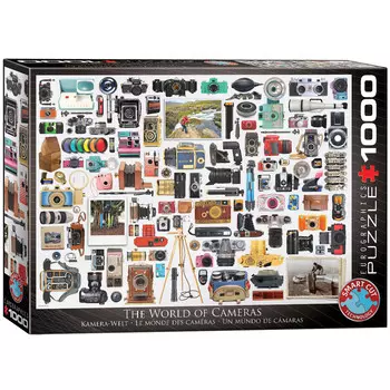 Еврографика, пазл, World Of Cameras, 1000 шт. EuroGraphics