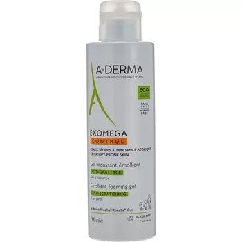 Exomega Control Смягчающий пенящийся гель против царапин 500 мл, A-Derma